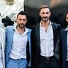 Das Contento-Quartett (v.l.): Alessandro, Vincenzo, Diego und Domenico spielen gemeinsam in der Bezirksliga beim FC Aschheim. Das