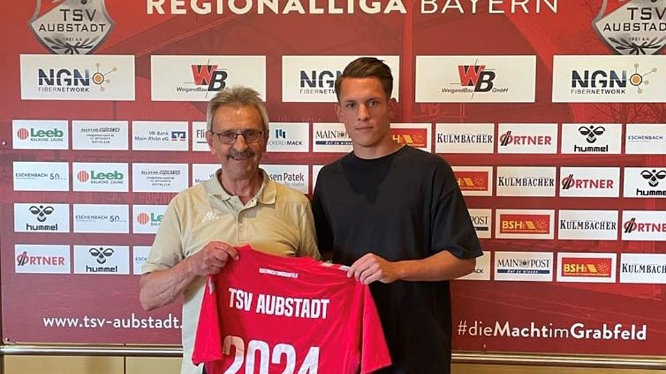 Lukas Mrozek möchte sich beim TSV Aubstadt weiter in der Regionalliga etablieren 