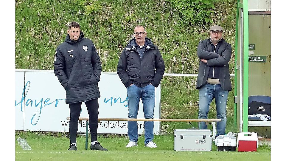 Ihre Arbeit dürfte ab jetzt nicht weniger werden: (v.l.) Stefan Schwinghammer, Arne Albl und Thorsten Poniewaz müssen an der Neuausrichtung des 1. FC basteln.