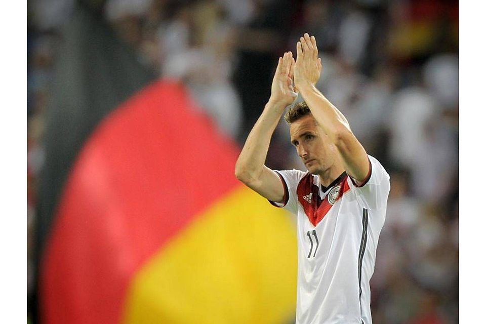 Miroslav Klose beendet seine Karriere als Spieler der deutschen Nationalmannschaft. Foto: Fredrik von Erichsen