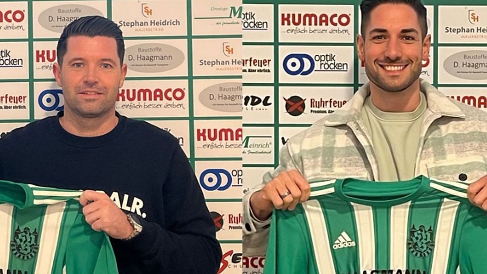 Dustin Hoffmanns (li.) und Kevin Sokhan Sanj wechseln zum derzeitigen B-Ligisten. 