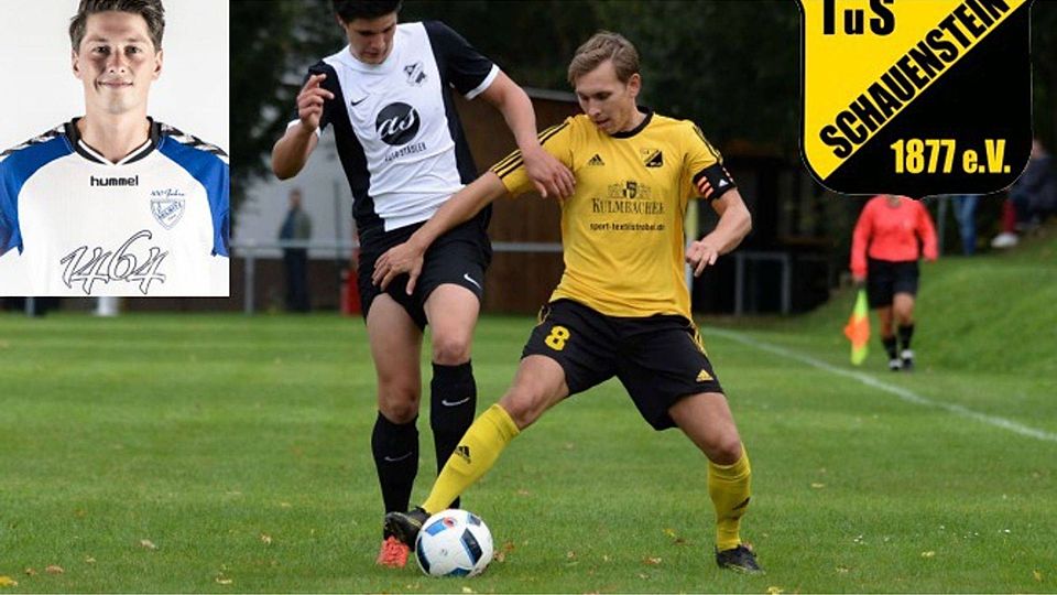 Defensiv stand der TuS Schauenstein schon ganz gut, Fabian Elbl (im Bild links oben) soll nun auch das Offensivproblem lösen. F: Mularczyk