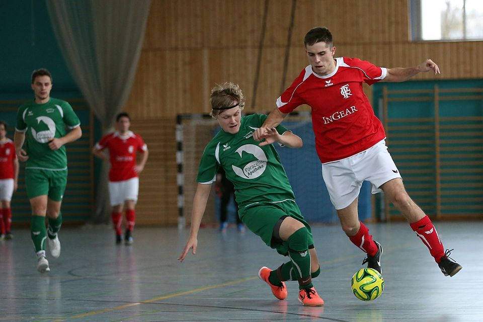 Der Futsal Club Regensburg (re.) testete gegen die Allstars Regensburg. Foto: Brüssel
