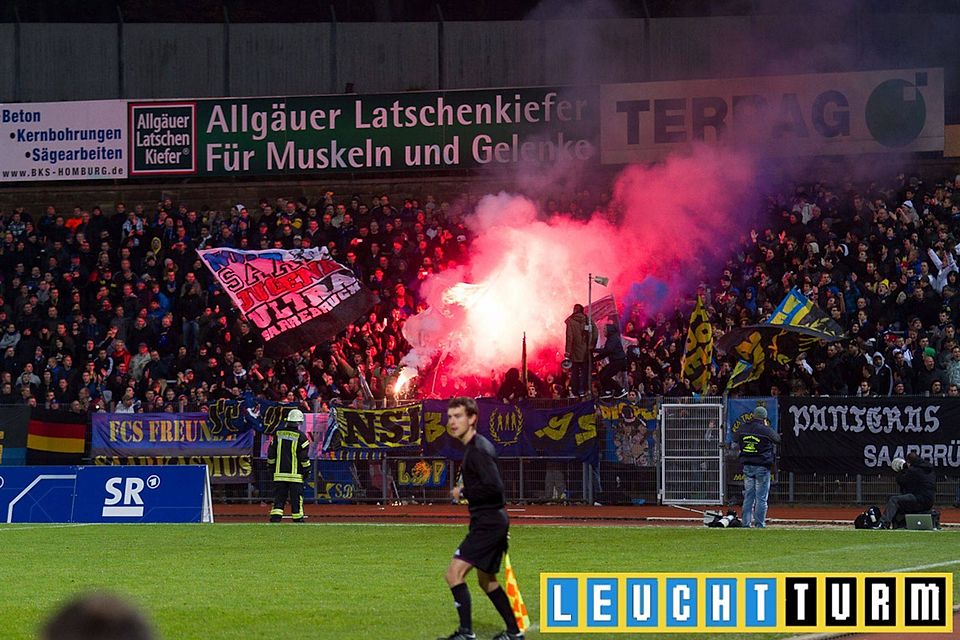 FCS Fans in Homburg. Quelle: Leuchtturm