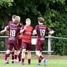 Jubel zum Saisonauftakt: Der SSV Eggenfelden feierte in Schwabing einen 2:1 Auswärtssieg. 