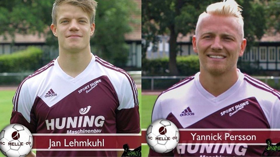 Lehmkuhl und Persson bleiben dem SC Melle treu.