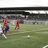 Im edlen Badener Stadion Esp trifft WBs Eren Öner zum 2:2, der Treffer wird jedoch aberkannt – eine umstrittene Entscheidung.