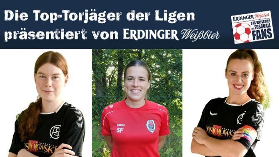 Nächste Woche selbes Bild: Das Schwaigerinnen Emily Grimes (l.) und Lisa Maier (r.) bleiben die ärgsten Verfolgerinnen von Top-Stürmerin Sandra Funkenhauser.