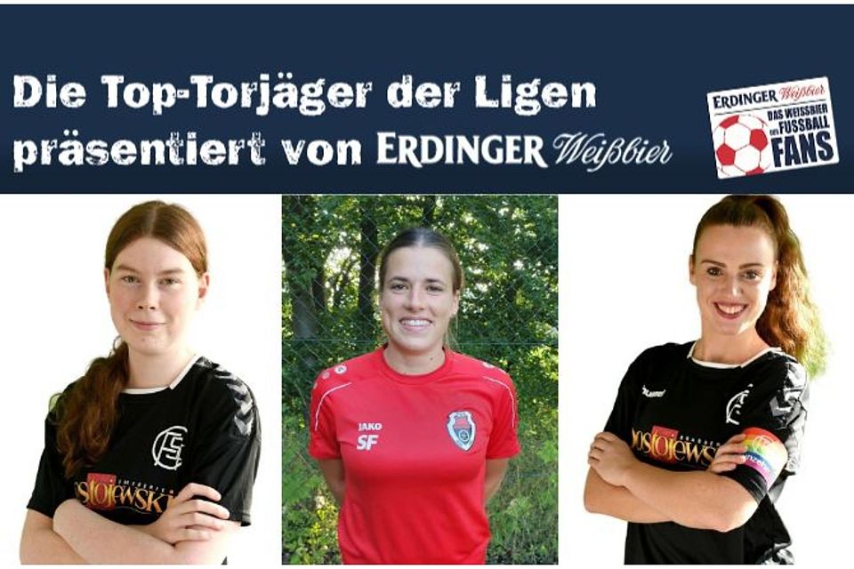 Nächste Woche selbes Bild: Das Schwaigerinnen Emily Grimes (l.) und Lisa Maier (r.) bleiben die ärgsten Verfolgerinnen von Top-Stürmerin Sandra Funkenhauser.