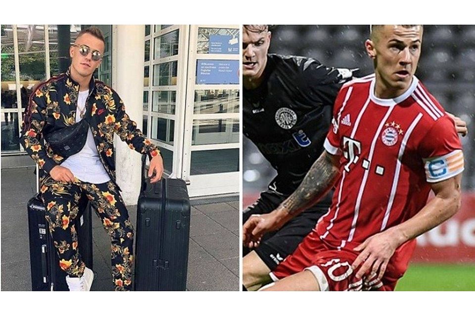Mit diesem eher ungewöhnlichen Outfit hat es Niklas Dorsch in die bekannte Facebook-Reihe "Fußballer, die den Swag aufdrehen" geschafft. F: Leifer/Instagram
