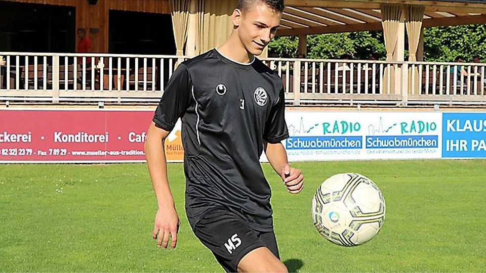 Das sieht doch schon gut aus: David Juric wechselt zum TSV Schwabmünchen.  Foto: Norbert Staub