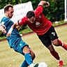 Die TSG Sprockhövel (in Blau) überzeugt in der 2. Halbzeit, die auch gegen Top-Team SV Lippstadt 08 torlos bestritten wurde.