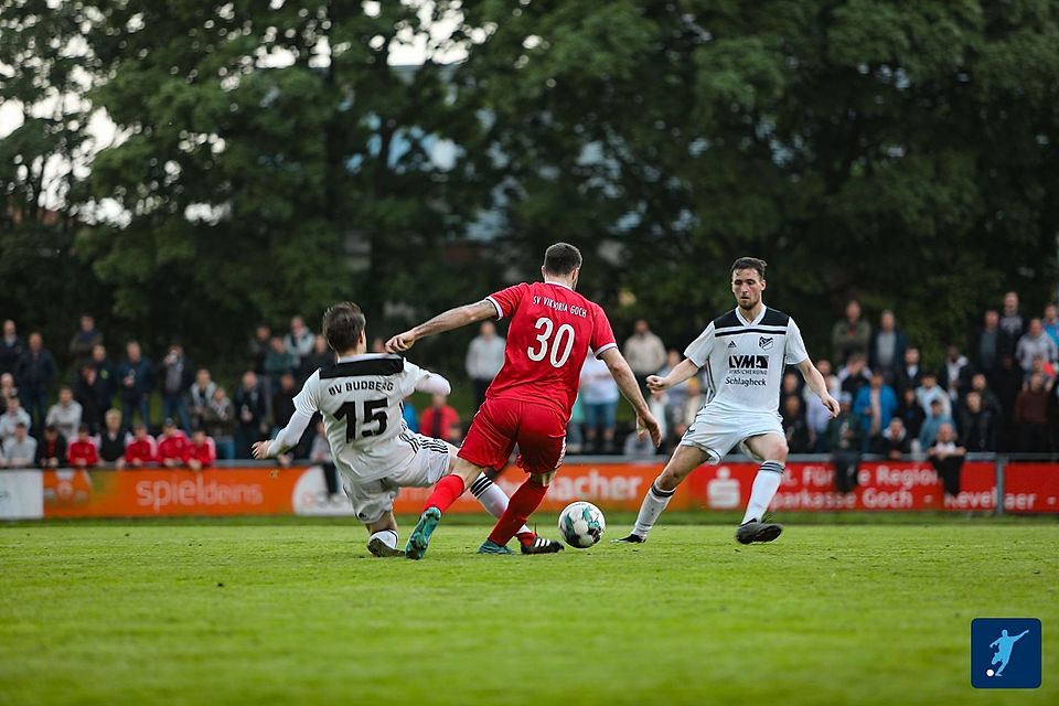 Goch und Budberg kämpfen um drei Punkte. 