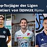 Ist Giaconto Sibilia (m.) noch einzuholen? Jose Maximiliano Andrade Ceballos (l.) und Triumf Gudaci sind seine Verfolger.