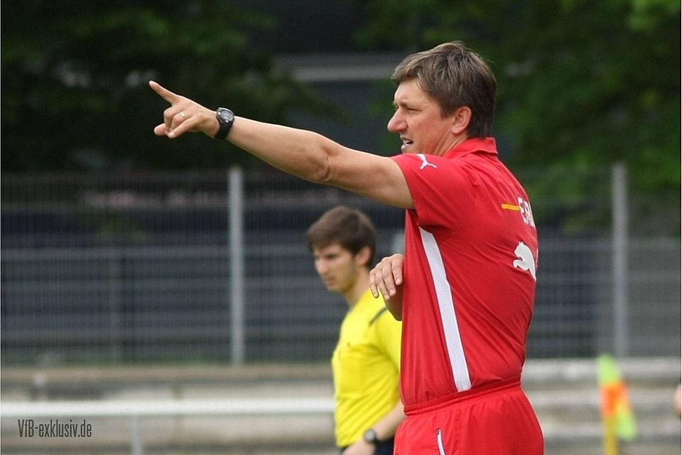 Gibt nicht mehr länger Anweisungen bei der VfB U19: Ilija Aracic. Foto: Lommel