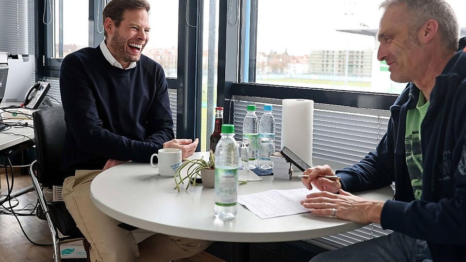 Sportgeschäftsführer Christian Werner und 1860-Reporter Uli Kellner im Interview.