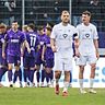 Vertrautes Bild der Hinrunde in der 3. Liga: Bedröppelte Gesichter bei den Spielern von Schweinfurt 05, jubelnde Gegner - so auch am heutigen Samstag in Aue.