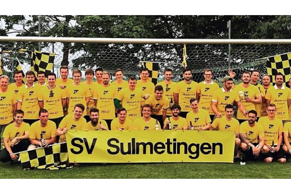 Künftig wieder in der Kreisliga A II aktiv: Der SV Sulmetingen II holte sich souverän den Meistertitel in Kreisliga B I. Foto: Privat