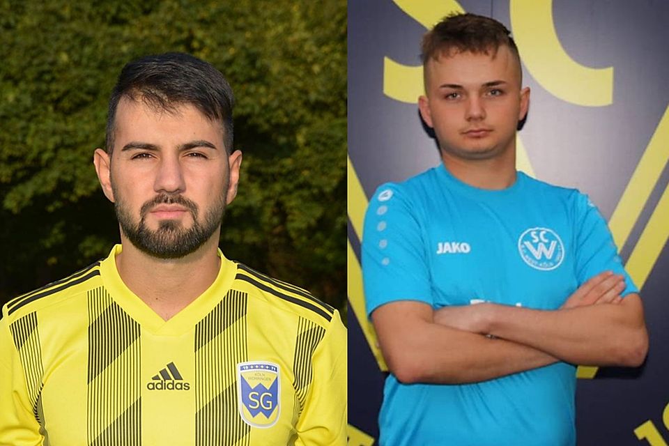 Omid Gerami (li.) und Dennis Wagner wechseln zum SV Auweiler-Esch.