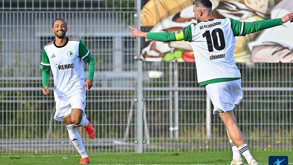 Mit seinen beiden Treffern trug Maxi Göbhardt maßgeblich zum Eltersdorfer Triumph im Spitzenspiel der Bayernliga gegen den ASV Neumarkt bei.