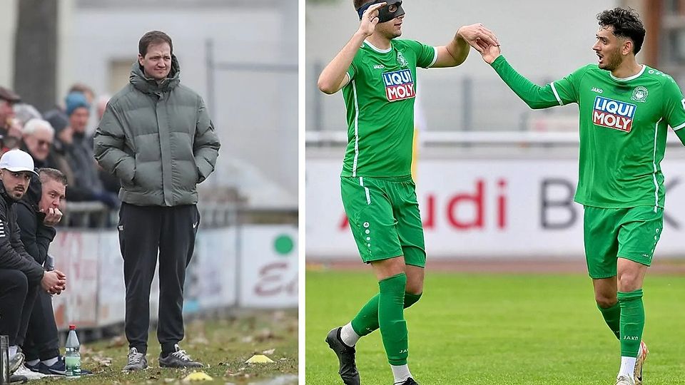 Im Fokus des 33. Spieltages: In seinem vorletzten Spiel als TSV-Trainer könnte Markus Köhler (links) den Karlburger Abstieg hinnehmen müssen. Eichstätt hingegen steht kurz davor, meisterlich zu jubeln.
