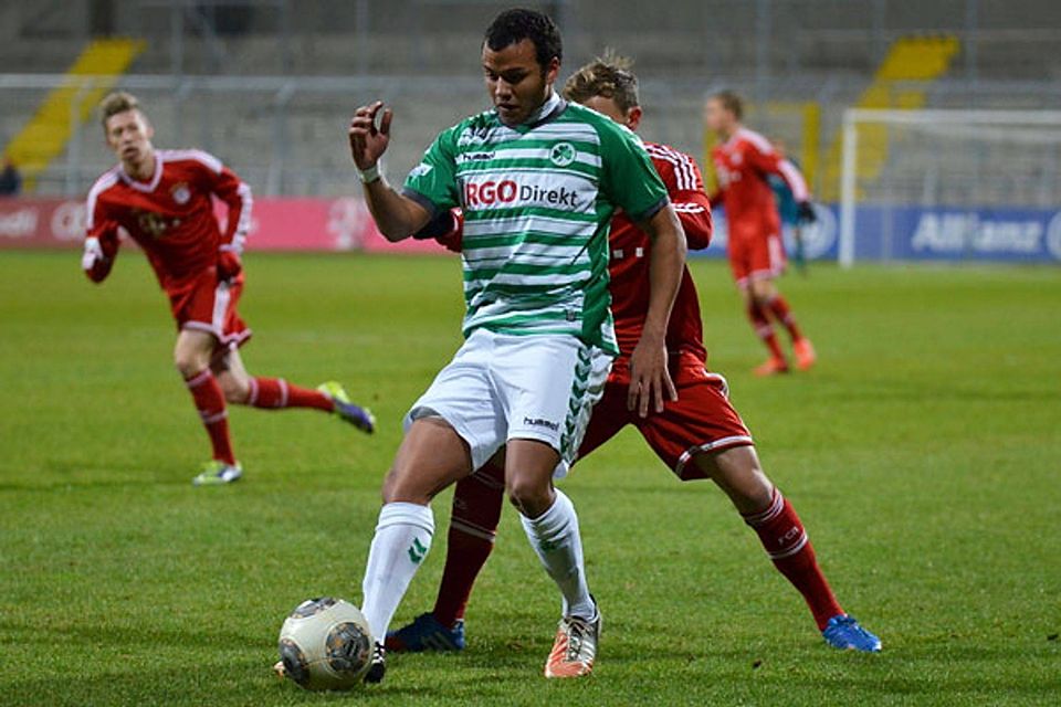 Jann George brachte die Fürther zwischenzeitlich mit 1:0 in Führung. F: Leifer