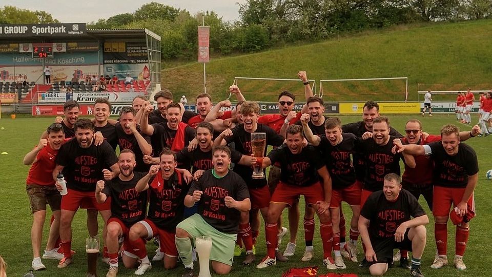 Der SV Kasing II feierte die Meisterschaft in der B-Klasse.