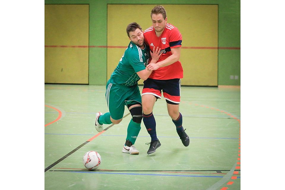 Blaustein (rot) bezwang Burlafingen (grün) im Spiel um Platz fünf. Matthias Kessler