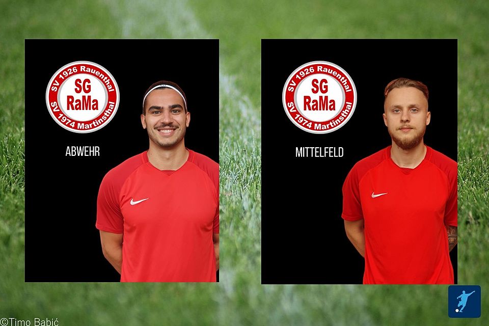 Maximilian Berg und Dominik Knopp (r.) coachen künftig die SG Ra/Ma.