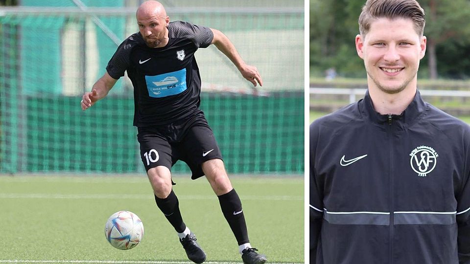 Das neue Trainergespann in der kommenden Saison: Daniel Maether (r.) wird Cheftrainer der SpVgg 1906 Haidhausen. Sebastian Bracher (l.) bleibt spielender Co-Trainer.