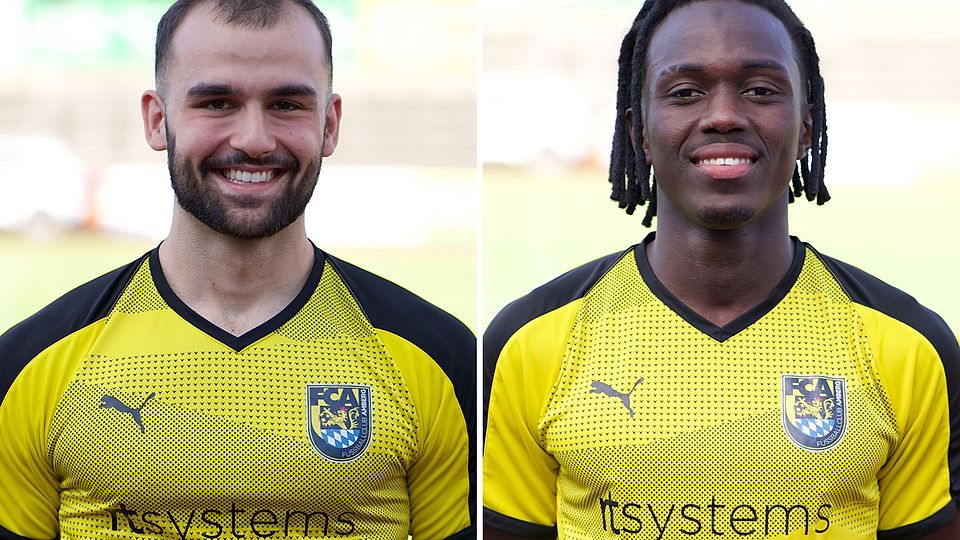 Kurzfristige Neuzugänge für den FC Amberg: Berkant Keskin (links) und Aboubacar Fanneh.