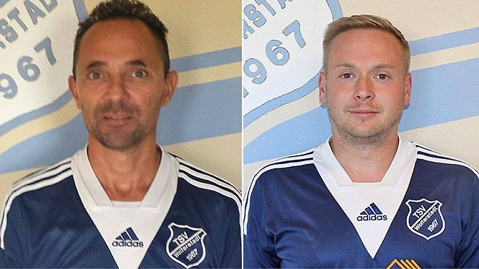 Gaben dem TSV Wolferstadt die Zusage für eine weitere Zusammenarbeit: Das Trainer-Duo Harald Leinfelder (links) und Chris Luderschmid (rechts).  Fotos: FuPa