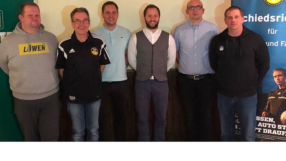 Der neue Kreis-Schiedsrichter-Ausschuss Kusel-Kaiserslautern von links: Axel Raudonat, Willi Clemens, Robin Schulze, Markus Dunsbach, Thorsten Nies und Ingo Hess.