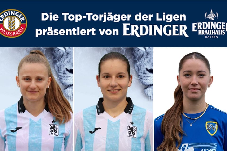 Die Mädels des TSV 1860 München waren in dieser Saison brillant. Kira Winter (mitte), Julia Keller (links) und Maxine Hausler (rechts) waren die Top-Scorerinnen in dieser Saison. Die Mädels des TSV 1860 München waren in dieser Saison brillant. Kira Winter (mitte), Julia Keller (links) und Maxine Hausler (rechts) waren die Top-Scorerinnen in dieser Saison.