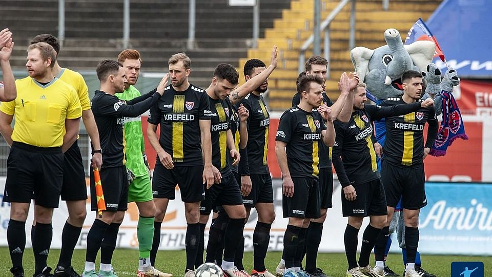 Der KFC Uerdingen will den Regionalliga-Aufstieg feiern.
