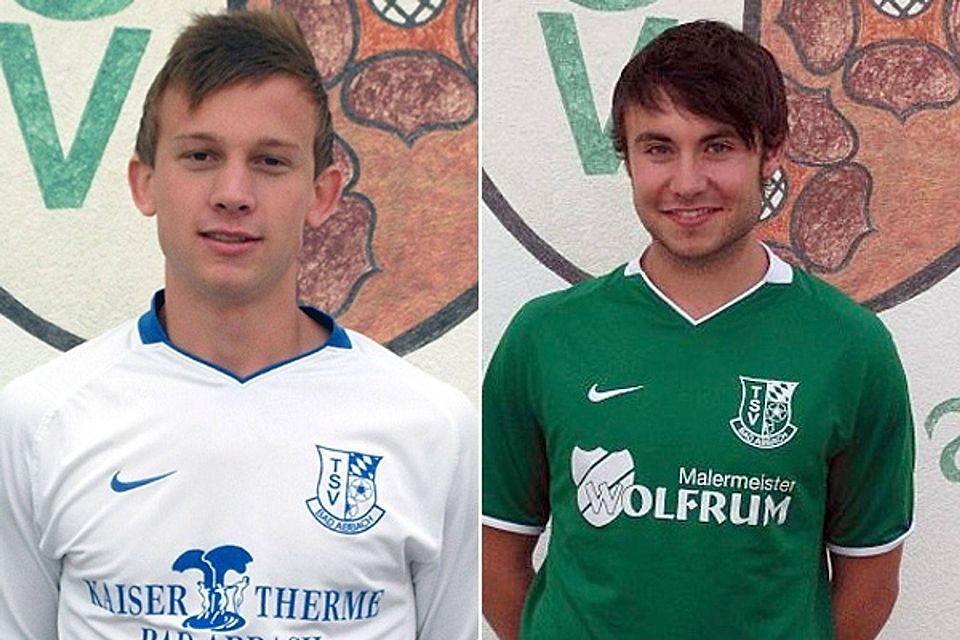 Tobias Gerst (li.) und Christian Siller kommen vom Landesligisten TSV Bad Abbach zum TV Schierling   Montage:Wagner
