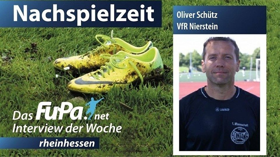 Oliver Schütz (Trainer des VfR Nierstein) im FuPa-Interview der Woche. F: Bartuli