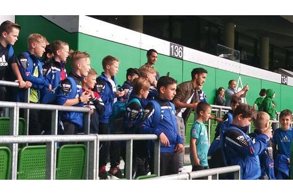 E-Jugend TSG Hatten-Sandkrug zu Besuch im Weserstadion Werder Bremen SVW Verein