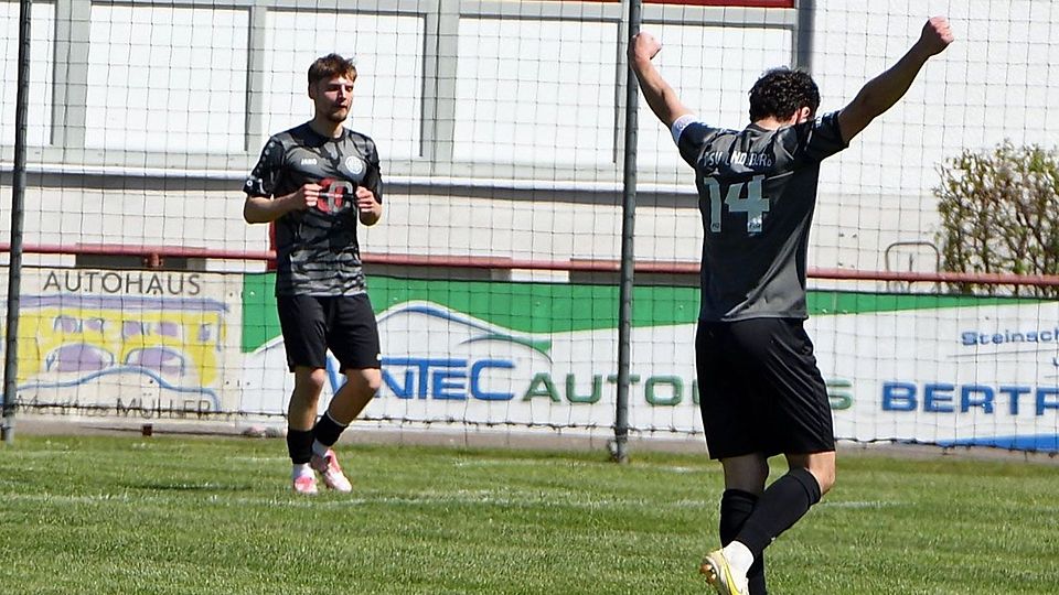 Jubel pur: Beim TSV Grünwald konnte der TSV Landsberg sechs Mal netzen.