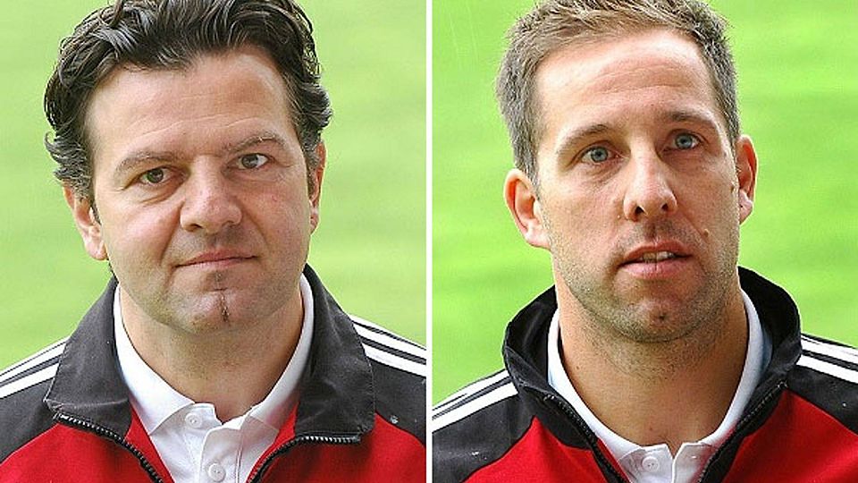 Thomas Reinhardt (li.) und Robert Manz sollen das Regionalliga-Schiff für den FC Memmingen schaukeln. F: Schulze - Montage: FuPa