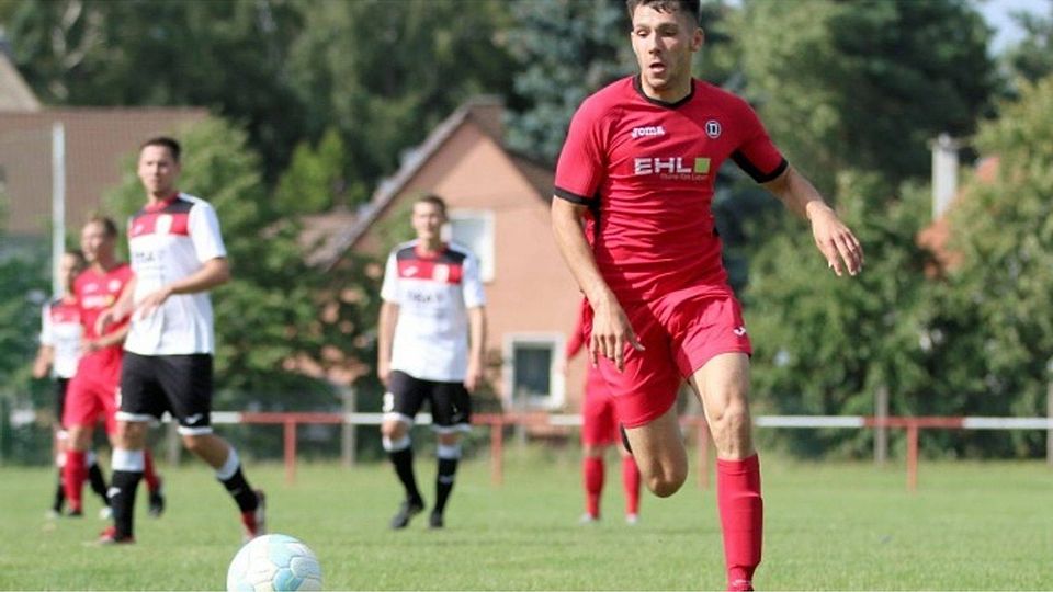 Hannes Kruschina spielt wieder für den Dessauer SV 97.                F: Reinhardt