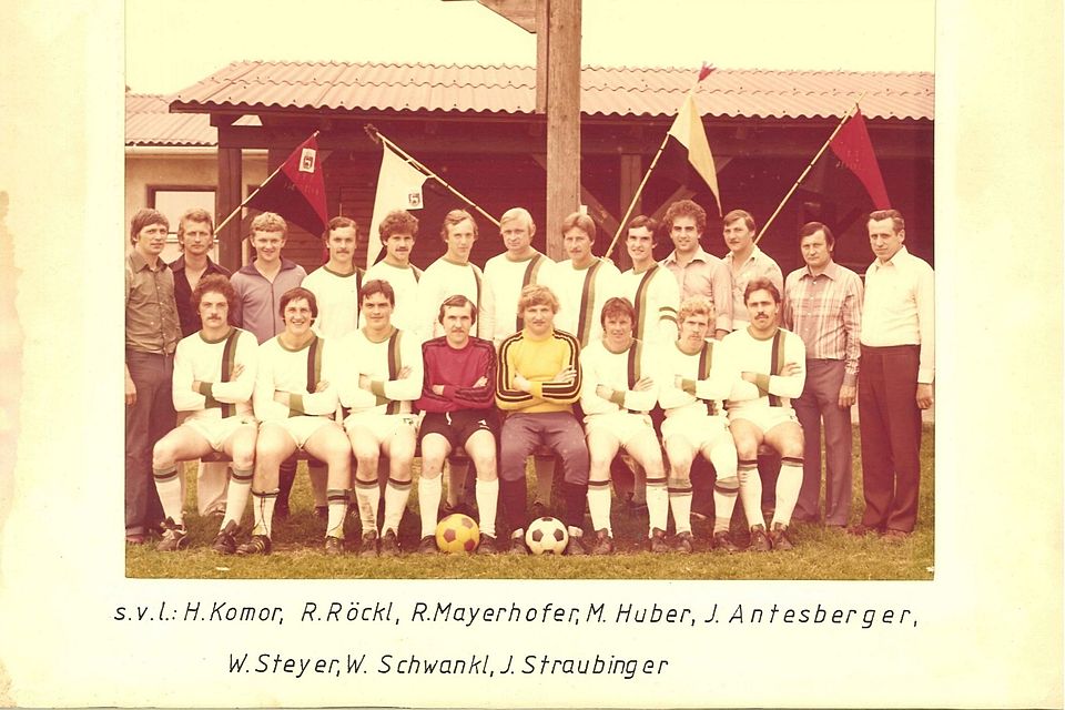 Bereits 1977/78 war Hans Huber Teil der Pleintinger Meisterschaftmannschaft