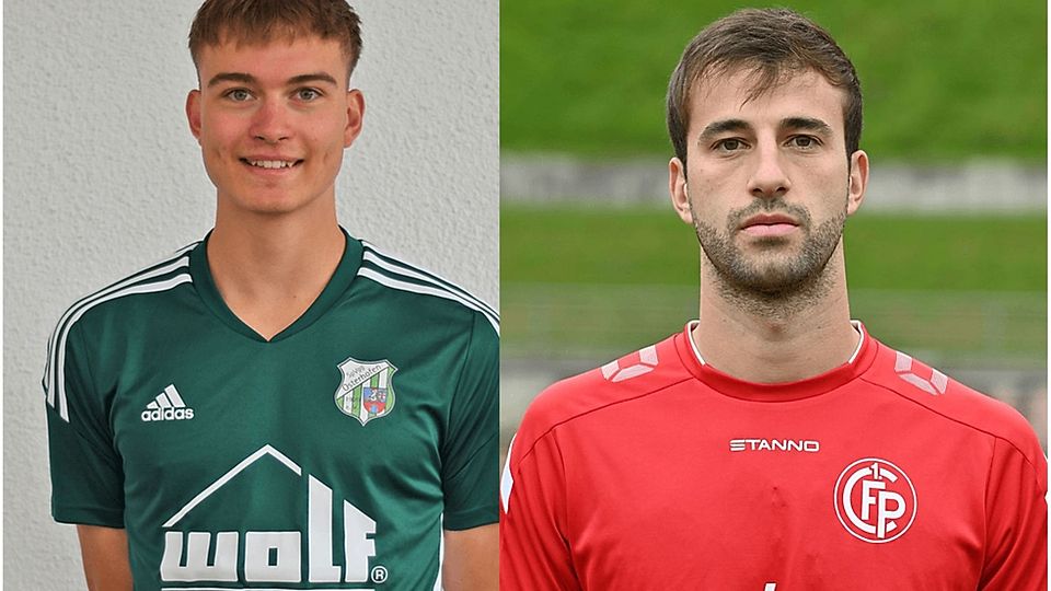 Hannes Hobelsberger (li.) und Senad Salaku wechseln zum FC Sturm Hauzenberg