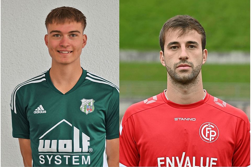 Hannes Hobelsberger (li.) und Senad Salaku wechseln zum FC Sturm Hauzenberg