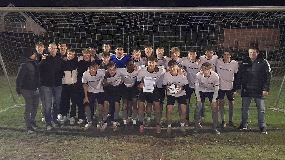 U19-Pokalsieger im Kreis Regensburg: Die JFG Schwarze Laber.