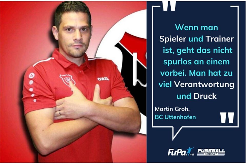 Der Spielertrainer Martin Groh im Interview Marcel Walther