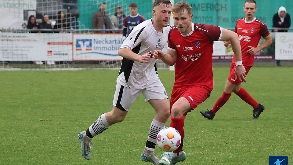 Reihen (weiß) trifft auf Ziegelhausen/Peterstal, Obergimpern (rot) auf Eppelheim.