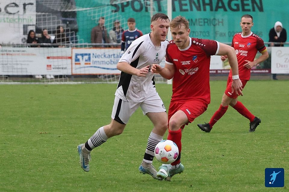 Reihen (weiß) trifft auf Ziegelhausen/Peterstal, Obergimpern (rot) auf Eppelheim.