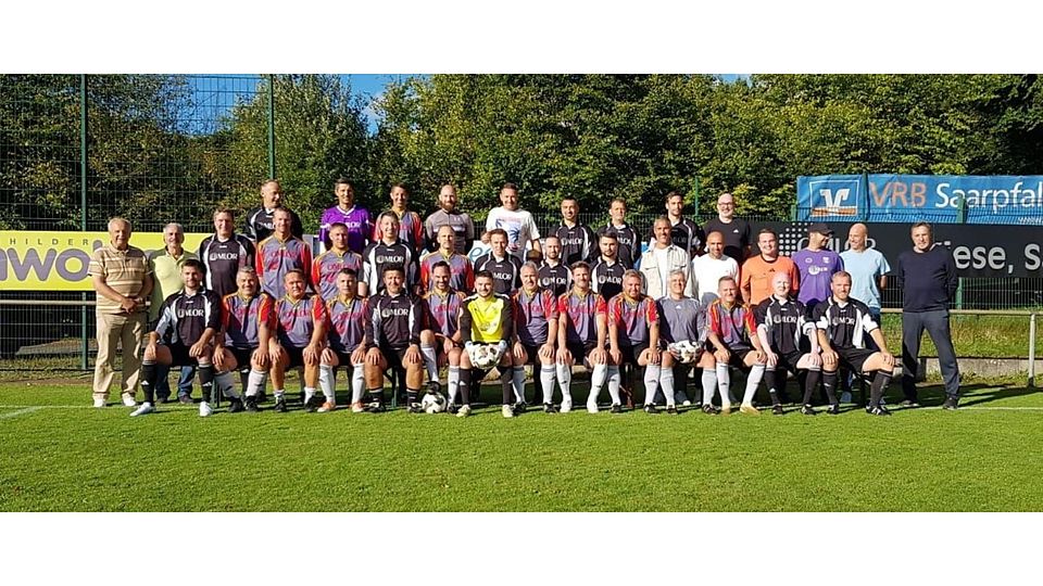 Die Traditionsmannschaft des FSV Jägersburg