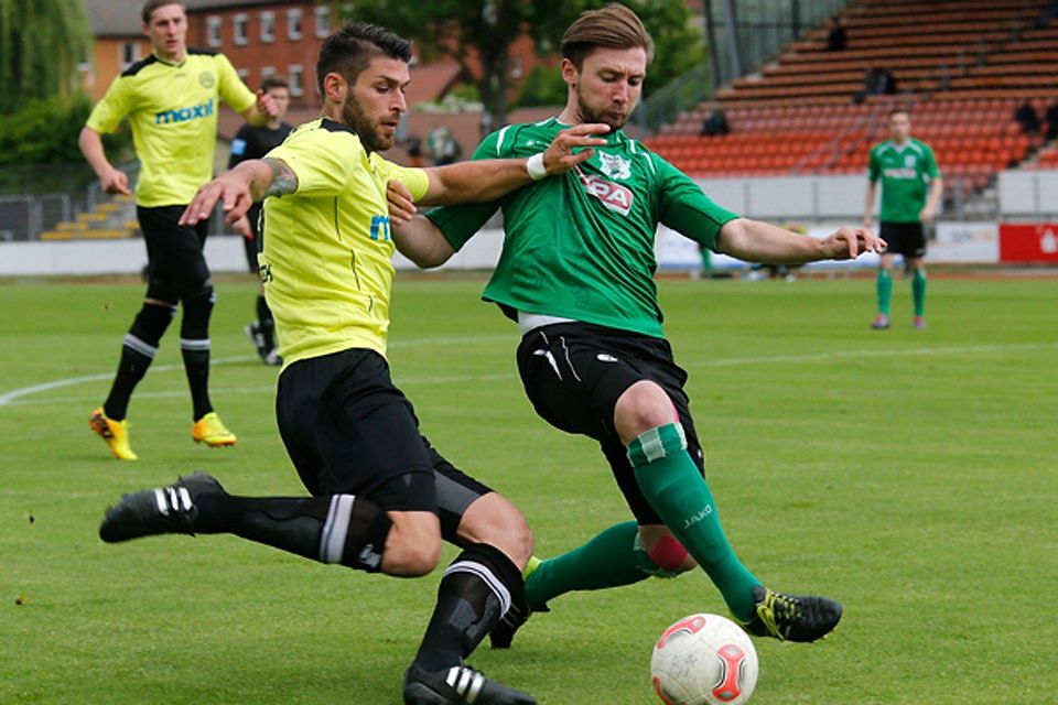 Der Meister gibt sich keine Blöße: die SpVgg Oberfranken Bayreuth bezwingt die Gallier mit 2:0. F: Kolb